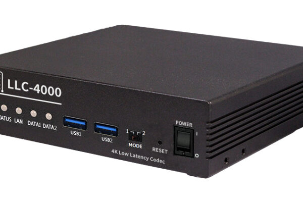 4K 低遅延/狭帯域対応　映像伝送装置「LLC-4000」 