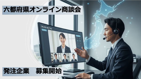 令和7年度六都府県オンライン商談会　～発注企業の募集中～