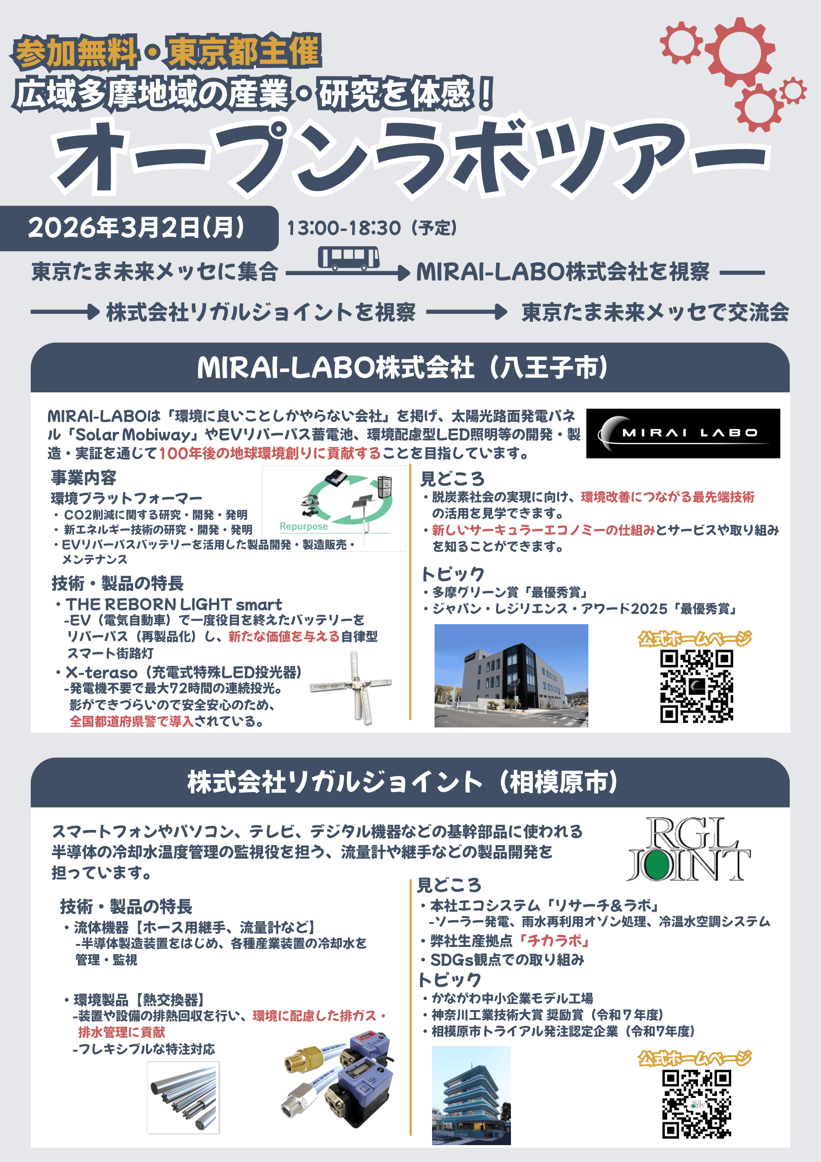 オープンラボツアー第1回チラシ